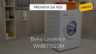 Video Recensione Lavatrice Beko WMB71022M [upl. by Grimaldi]