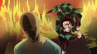 Saitama MEETS Tanjiro  demon slayer x saitama animation [upl. by Longmire11]