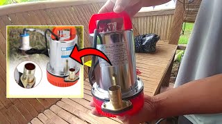 12V Submersible Deep Well Water Pump for Ricefield from Shopee  Unbox Short Review amp Actual Test [upl. by Rudy]