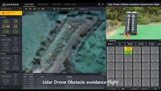 Lidar drone Collision Avoidance Autonomous Flight [upl. by Driskill]