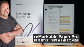 ReMarkable Paper Pro First Review  What you need to know [upl. by Barina282]