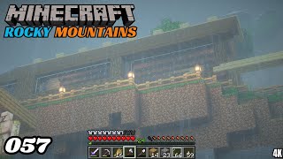 Lets Play Minecraft Rocky Mountains  episode 57  ASMR °NO COMENTATOR4K 60FPS° [upl. by Edahc]