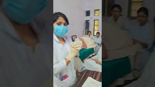 anm gnm bsc nursing students life  practice time youtubeshorts anm gnm bscnursing firozbi [upl. by Dawson106]