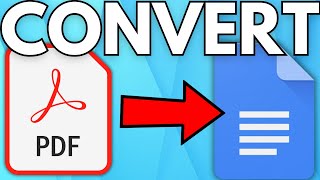 How to Convert a PDF to a Google Doc – Full Guide [upl. by Tori829]