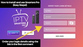 How to download and use IPTV Smarters Pro on Firestick  Easy steps 2024 [upl. by Bixby446]