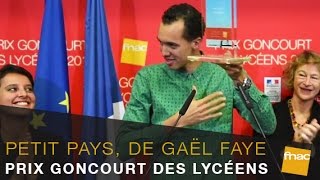 Goncourt des Lycéens 2016 remis à Gaël Faye pour Petit Pays [upl. by Ashely]