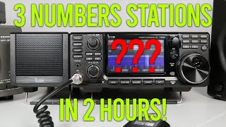 3 Numbers Stations In 2 Hours On My Shortwave Radio [upl. by Etteloc]