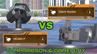 HELMAP New Laser Air Defense VS Silent Hunter Comparisson amp Gameplay  MODERN WARSHIPS [upl. by Eelime]