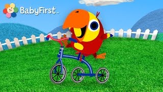 Tricycle  What Is It  Vocabularry  BabyFirst TV [upl. by Koziarz851]