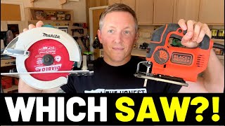 CIRCULAR SAW VS JIGSAWWhich One Should You Own FULL COMPARISONNew DIYers Should Watch [upl. by Elohcan]