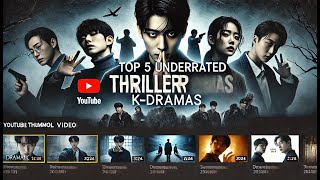 Top 5 Underrated Thriller KDramas of 2024 🎬💥 kdramarecommendations underrated [upl. by Neoma29]