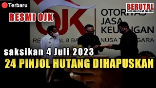 Aman Bro  Pinjol Akan Menghapus Semua Hutang Debitur  Saksikan Informasinya [upl. by Nyrrad339]