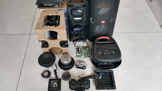 JBL Partybox 110 Look Inside Disassembled Teardown Desmontada Por dentro [upl. by Shreeves]