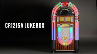 Crosley CR1215A Digital Bluetooth Jukebox with ST15 Stand [upl. by Atnaloj]