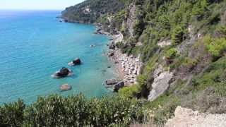 Mirtiotissa beach Corfu Greece september 2013 [upl. by Ellennod]