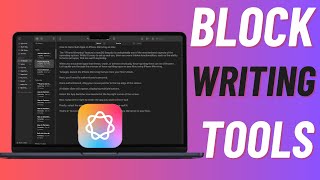 How to Permanently Block Apple Intelligence Writing Tools on Mac in macOS Sequoia 15 [upl. by Sholeen241]