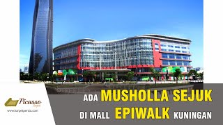 PEMASANGAN KARPET SAJADAH MUSHOLLA MALL EPICENTRUM WALK KUNINGAN JAKARTA SELATAN [upl. by Netsoj]