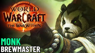 Brewmaster Monk Gameplay Livestream  Mythic Dungeons Raid Gear Grinding  WoW The War Within [upl. by Nosiram]