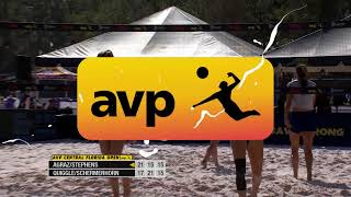 AVP Central Florida 2022  QuiggleSchermerhorn vs AgrazStephens  Friday  Stadium Court [upl. by Abeu]