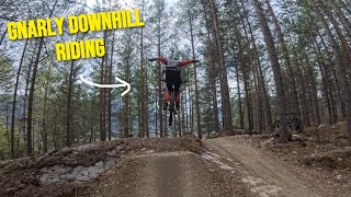 Downhill Riding In Nesbyen  Vlog [upl. by Lesli]