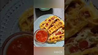 Pizza Chaffle Stick Keto meal Recipe lowcarb shorts ketorecipes [upl. by Nordine]