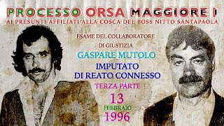 Gaspare Mutolo 13Feb96 Processo quotOrsa Maggiore Iquot Terza Parte [upl. by Annovoj]