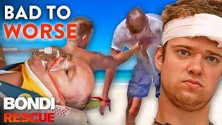 When Things Go From Bad To Worse 1 Hour of Bondi Rescue Full Episode Marathon [upl. by Maidy156]