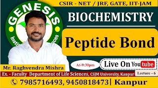 Peptide Bond  Biochemistry New online quotBatchquot for CSIR NETJRF  IITJAM [upl. by Buzzell662]