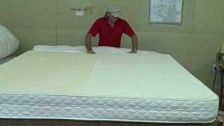 Talalay Latex Mattress Demo All Natural Talalay Latex Matt [upl. by Lewin100]