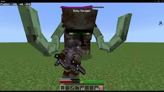 Teraphobia WIP vs Mythic Player mcpe better combat or epic fight addon if you are dumb [upl. by Dreddy]