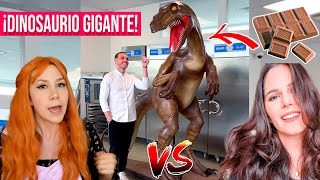 ¡DINOSAURIO GIGANTE DE CHOCOLATE 🦖MAIRE VS CaroTrippar [upl. by Anilatsyrc]