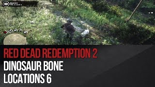 Red Dead Redemption 2  Dinosaur Bone Locations 6 [upl. by Aliwt864]