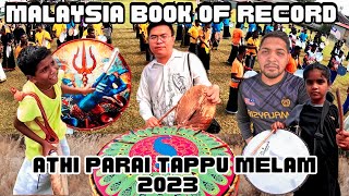 Athi Parai Tappu Melam Sets New Malaysia Book of Records  Unforgettable Rhythms [upl. by Buskirk]