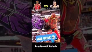 Rey Mysterio vs Dominik Mysterio  WWE WrestleMania 39 Phonk Edit 💀 wwe reymysterio phonk skull [upl. by Adikam]