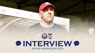 💬 Post Match Interview  Adam Hinshelwood  Aldershot Town [upl. by Wemolohtrab]