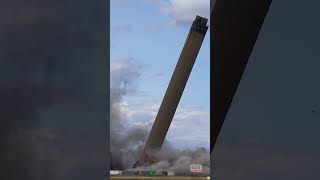 Watch Power Plant Get Demolished in Seconds shorts [upl. by Nilyarg363]