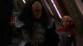 DS9 Nog quotarrestsquot Martok Blaze of Glory [upl. by Enomaj73]