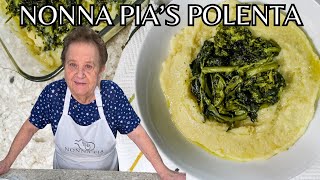 Nonna Pias Smooth Rich Easy to make Polenta [upl. by Garold4]