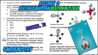 Pembahasan Soal Asesmen 2  BENTUK MOLEKUL Kelas 11A  ESSAI [upl. by Greenleaf]