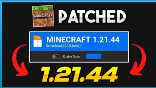 Download Minecraft Patched 12144 Apk Mediafıre Minecraft 12144 patch apk [upl. by Nuzzi341]