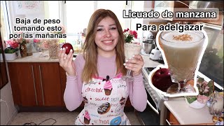 Licuado de manzana y avena para perder peso¡ Baja de peso con avena [upl. by Michey254]