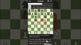 Sac Italian Queen Zap Win 18 evansgambit chess [upl. by Richart811]