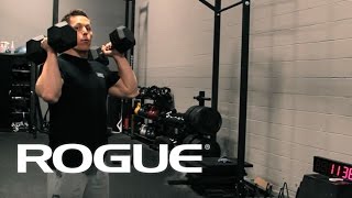 Movement Demo  The Dumbbell Thruster [upl. by Alaet]