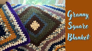 Granny Square Blanket [upl. by Ylak]