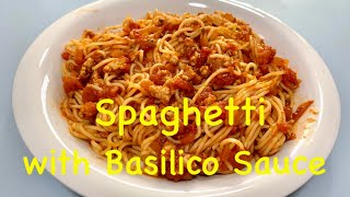 How to make Spaghetti with Basilico Sauce  Cherry Calizar pastarecipe [upl. by Caesaria933]