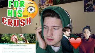 BTS JK 정국  Ending Scene 이런 엔딩 IU Cover REACTION  FOR HIS CRUSH 😍 [upl. by Ettegdirb]