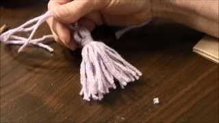 How to make a yarn tassel [upl. by Alaster625]