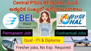 Job Openings in BEL amp HAL for ITI Diploma Candidates jobnotificationintelugu latestgovtjobs [upl. by Nye308]