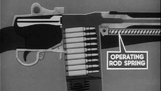 US RIFLE CALIBER 762MM M14  OPERATION AND CYCLE OF FUNCTIONING [upl. by Gallard654]