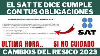 💥Ultima Hora¡ Hay Modificaciones para el Resico 2024 cumple si no te pueden cambiar de Regimen🔥 [upl. by Firahs311]